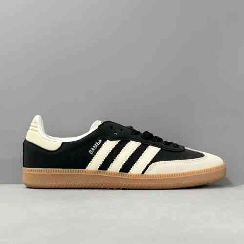 HZ版本 黑棕IE5836 adidas originals Samba OG 舒适百搭简约 防滑耐磨 低帮 板鞋