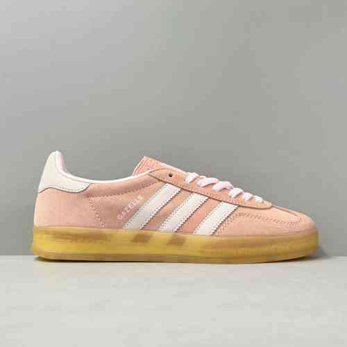 XC版本 GZ红色橙白色IE2946阿迪达斯三叶草 盖乐系列 T头鞋 Adidas Originals Gazelle 防滑低帮板鞋 男女款