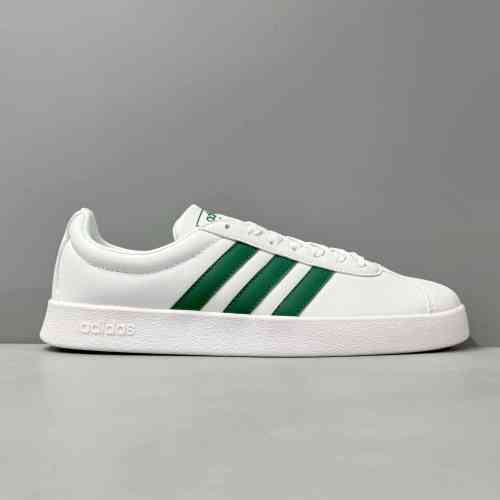 NEO白绿EE6814 阿迪达斯三叶草adidas neo VL Court 2.0 包裹性 低帮 板鞋 男款白绿