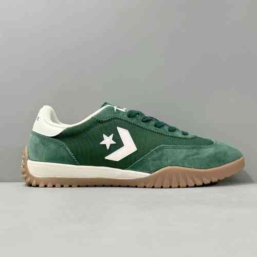 XX版本 绿色A13359C 匡威Converse Run Star Trainer 复古舒适百搭 低帮生活休闲鞋 男女同款 绿色