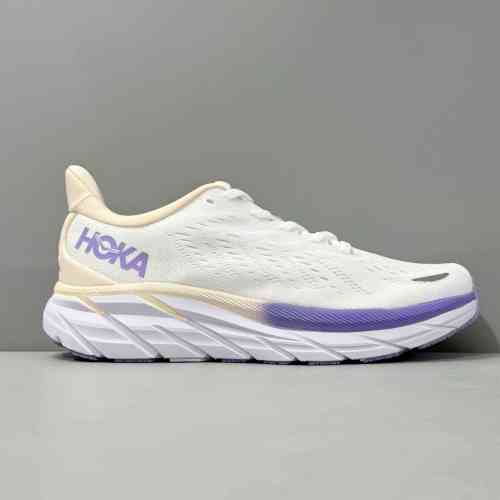 LH版本 克里夫顿8-紫色1119394-BDBMC HOKA ONE ONE Clifton 8 网面 织物减震防滑耐磨透气轻便 低帮 长跑跑步鞋 女款 紫色