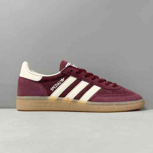 YH版本 SP红色IG1978 阿迪达斯三叶 adidas originals HANDBALL SPEZIAL 舒适时尚防滑耐磨 低帮 板鞋 女款 红色