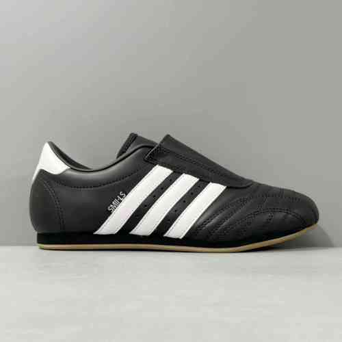 V版顶级 黑色JQ4775 阿迪达斯三叶草adidas originals Taekwondo 时尚百搭 防滑 低帮训练鞋 女款 黑色