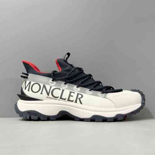 DH版本 蓝白色M3457P70 Moncler盟可睐 Trailgrip Lite 2 百搭舒适 防滑 低帮 生活休闲鞋男款 蓝白色