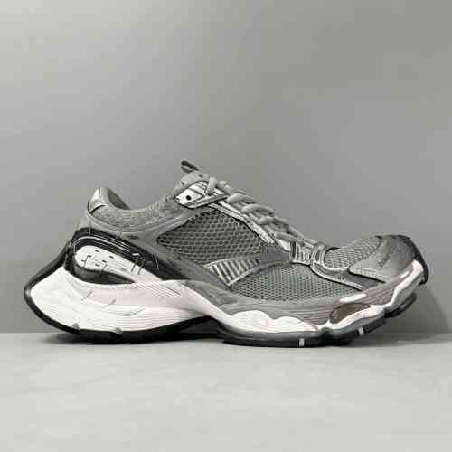 超神版本 14代/灰色803682W3ST41100 Balenciaga巴黎世家 Stapler 订书机鞋订书钉 圆头系带 低帮 老爹鞋 女款 灰色