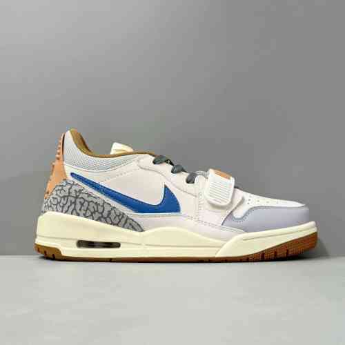 PP版本 龙年限定/米棕色HF0746-041 Jordan Legacy 312 Low 防滑 低帮 复古篮球鞋男款 米粽/灰褐色/爆裂纹 龙年限定