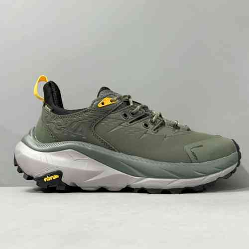 CF版本 卡哈2代-橄榄绿1123190-TRYL HOKA ONE ONE Kaha 2 Low GTX 低帮户外功能鞋 橄榄绿