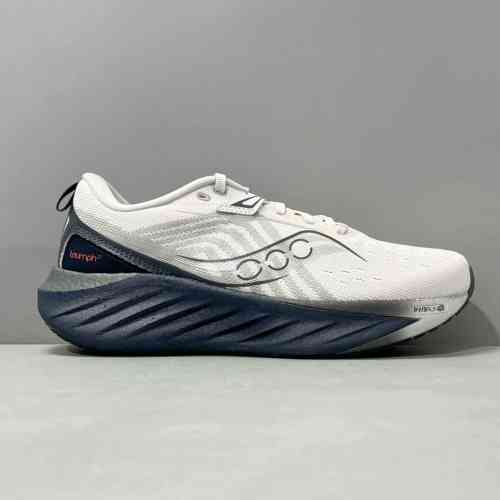 LG版本 白深兰S20964-218 索康尼Saucony TRIUMPH 22 旗舰级缓震 慢跑耐磨 低帮 训练跑步鞋 男款 白深兰