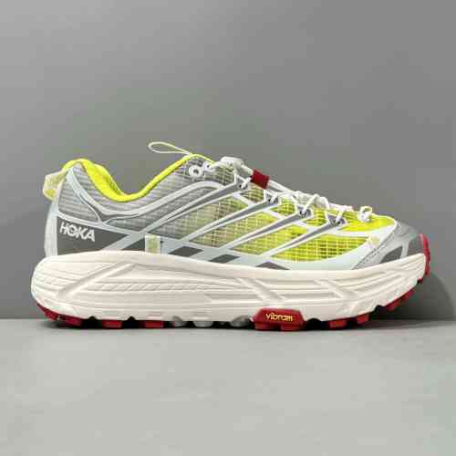 DF版本 玛法特2.5/黄色1153931-WNN HOKA ONE ONE Mafate Three 2 运动舒适 低帮休闲跑步鞋 男女同款 黄色