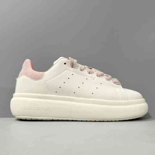 YH版本 米白色JR5454 阿迪达斯三叶草Disney/迪士尼xadidas originals STAN SMITHPF 舒适百搭 防滑耐磨 低帮 板鞋 女款 米白色