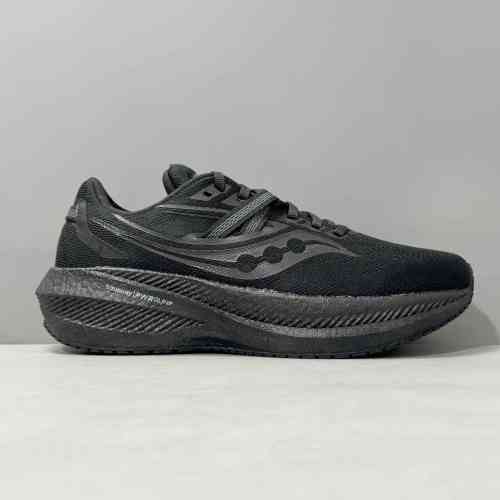 LG版本 黑色S10759-12 索康尼Saucony Triumph 20 胜利百搭简约耐磨透气包裹性 低帮 马拉松跑步鞋 女款 黑色