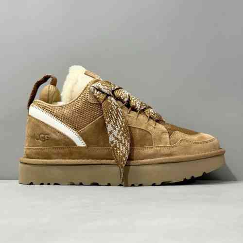 BK版本 梅尔-粟色1144032-CHE UGG 绒面革 舒适 耐磨 低帮 生活休闲鞋 女 土黄