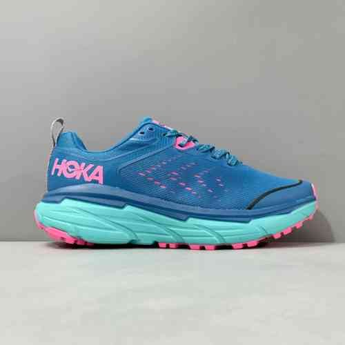 LH版本 挑战者6-蓝色1106512-VBAT HOKA ONE ONE Challenger Atr 6 防滑耐磨 低帮跑步鞋 女款 蓝色
