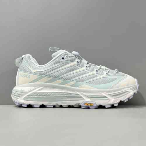 DF版本 玛法特2.5/蓝色1141572-ILD HOKA ONE ONE Mafate Three 2 舒适减震防滑耐磨 低帮 休闲跑步鞋 男女同款 蓝色