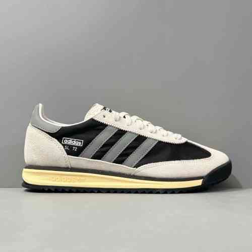AW版本 黑浅灰J12498 阿迪达斯三叶草adidas originals SL 72 RS 舒适百搭 防滑耐磨 低帮 生活休闲鞋 男女同款 灰黑色
