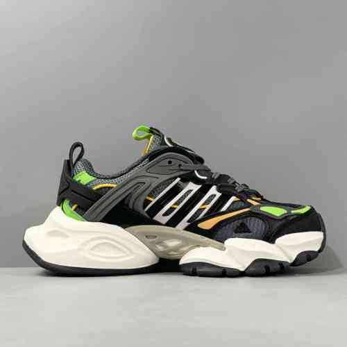 YH版本 XLG黑灰IH7801 阿迪达斯三叶草adidas VENTO XLG DELUXE 舒适减震耐 低帮休闲跑步鞋 男女同款 黑灰