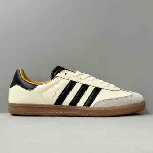 CG版本 JJ联名灰白黑ID8708 阿迪达斯三叶草 JJJJound x Adidas Originals Samba OG减震低帮板鞋 男女鞋