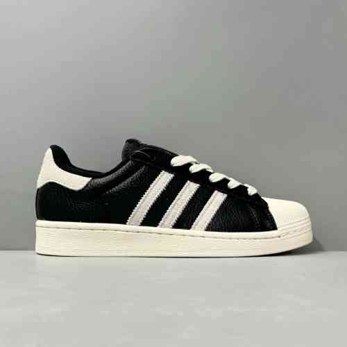 PP版本 黑米白GY3428 阿迪达斯三叶草adidas originals Superstar 82 经典贝壳头 防滑耐磨 低帮 板鞋 男女同款 黑白
