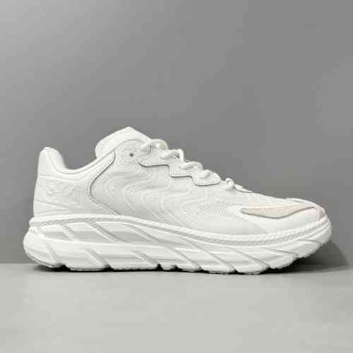 CF版本 克里夫顿LS-云雾灰1141550-WNCL HOKA ONE ONE CliftonL 轻便舒适防滑耐磨低帮 休闲跑步鞋 男女同款 云雾灰