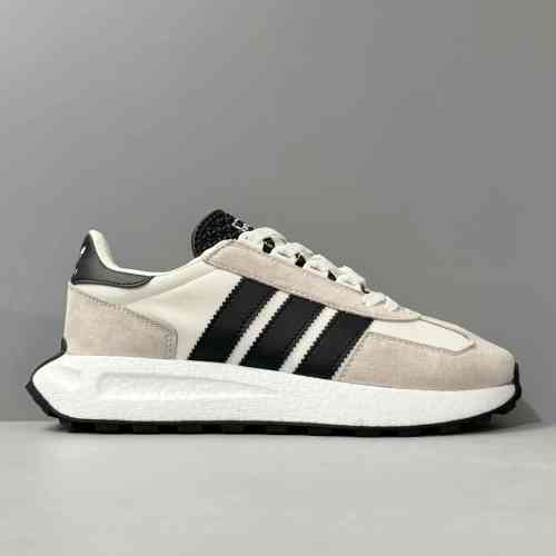 H1版本 E5-灰黑紫HQ6886 阿迪达斯三叶草adidas originaIs RETROPY 舒适潮流 防滑耐磨轻便 低帮 运动休闲鞋 女款 灰黑紫色