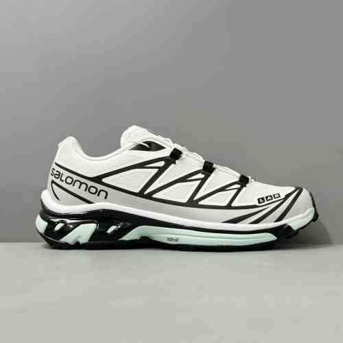 BK版本 黑白蓝/哈士奇413173  Salomon 萨洛蒙XT-6系列 防滑耐磨低帮跑步鞋 户外功能鞋  男女同款