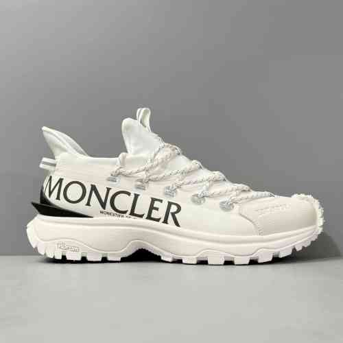 DH版本 白色M3457001 Moncler盟可睐 Trailgrip Lite 2  厚底系带 低帮 生活休闲鞋 女款 白色