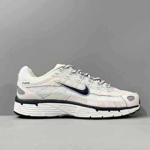 V版顶级 米白CD6404-018 Nike P-6000 舒适经典 耐磨 低帮 生活休闲鞋 男女同款 米白