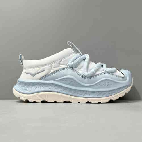 BK版本 蓝灰色1141570-0RZ HOKA ONE ONE Ora Primo 舒适百搭 防滑耐磨保暖 低帮 生活休闲鞋 男女同款 蓝灰色