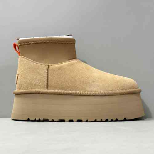LS版本 迷你弹力靴-棕色1168170-CHE UGG 时尚百搭 短靴 女款 棕色