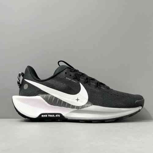CG版本 黑色DV3864-001 Nike Pegasus Trail 5 轻盈舒适 网布耐磨 低帮Nike Reactx 泡沫 越野跑步鞋 男款 黑色