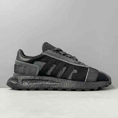 LH版本 E5-黑深灰GX6364 阿迪达斯三叶草adidas originals Retropy E5 人造革 舒适运动 防滑耐磨轻便 低帮 生活休闲鞋 男女同款