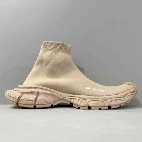 超神版本 3XL米色758483W2DG12910 Balenciaga巴黎世家 3XL 舒适时尚 高帮 生活休 闲鞋 男款 米色