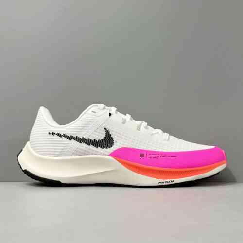 CG版本 白粉DJ5426-100 Nike Zoom Rival Fl 3 运动舒适 织物减震防滑耐磨透气轻便 低帮 休闲跑步鞋 男款 白粉