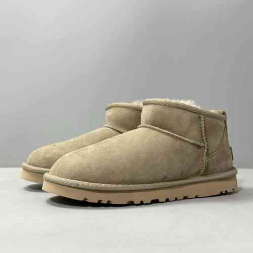 LS特价版本 周冬雨Mini-羚羊棕1116109-ALP UGG CLASSIC ULTRA MINI 绒面 保暖 经典迷你特别款 及踝 雪地靴 女款 羚羊棕色