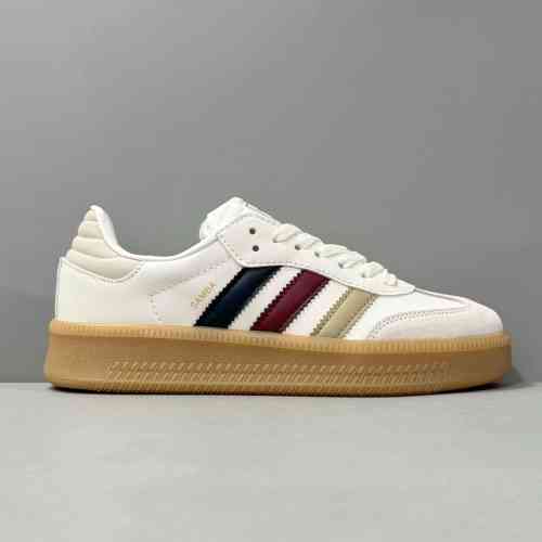 XR版本 汉白玉J14276 阿迪达斯三叶草adidas originals SAMBA XLG Xlg 百搭舒适 减震轻便 低帮 板鞋 男女同款 白灰