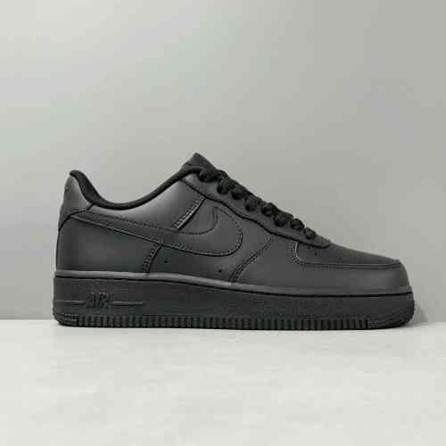 PP版本 黑武士CW2288-001 Nike Air Force 1 07 黑武士 皮革 复古 包裹性保暖防滑耐磨 低帮 板鞋 男女同款 黑