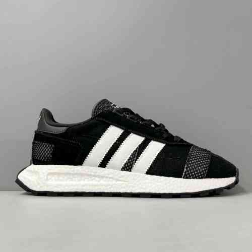 LH版本 E5-黑白GW6783 阿迪达斯三叶草adidas originals Retropy E5 人造革 舒适运动 防滑耐磨轻便 低帮 生活休闲鞋 男女同款