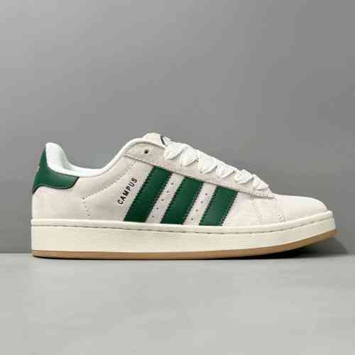 YH版本 灰绿GY0038 阿迪达斯 三叶草 Adidas originals Campus 00s 防滑耐磨低帮板鞋 男女款