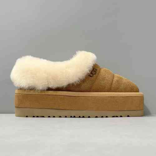 BK版本 厚底塔次特-栗色1146390-CHE UGG Tazzlita 保暖舒适 及踝 雪地靴 女款 栗色