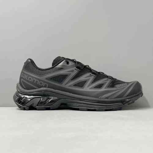 BK版本 P23 放店私信 BK版本 萨洛蒙XT-6系列 黑色/日食410866  Salomon 萨洛蒙XT-6系列 防滑耐磨低帮跑步鞋 户外功能鞋  男女同