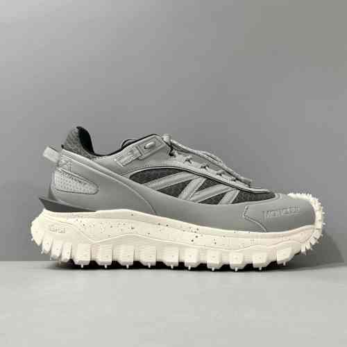 DH版本 灰色M2962900 Moncler盟可睐 Trailgrip 织物 时尚百搭 低帮 运动休闲鞋 男款 灰色