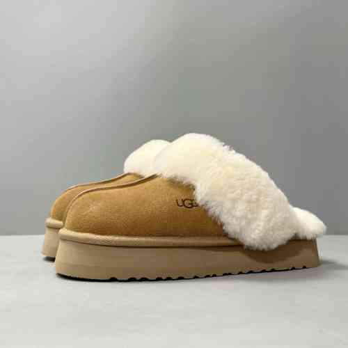 LS特价版本 半拖厚底-栗子棕1122550-CHE UGG 舒适保暖包头 拖鞋/家居拖鞋 栗子棕