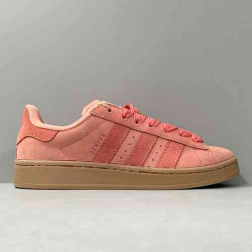 YH版本 玫粉IE5587 阿迪达斯三叶草adidas originals CAMPUS 00s 舒适 减震耐磨低帮 板鞋 女款 玫粉色
