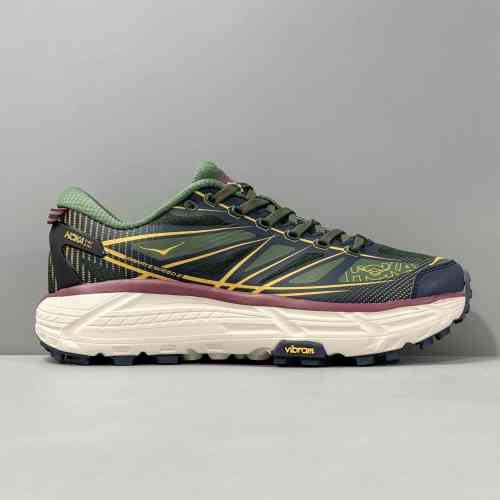 DF版本 玛法特2 褐蓝1126851-MVOS HOKA ONE ONE Mafate Speed 2 飞速玛法特2 防滑耐磨 低帮 跑步鞋 男女同款