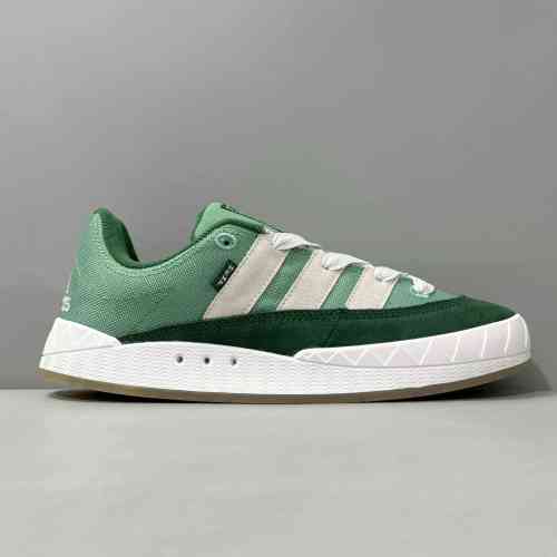 HX版本 帆布/绿HQ6908 阿迪达斯三叶草Adidas Originals Adimatic Hemp复古鲨鱼面包鞋 板鞋