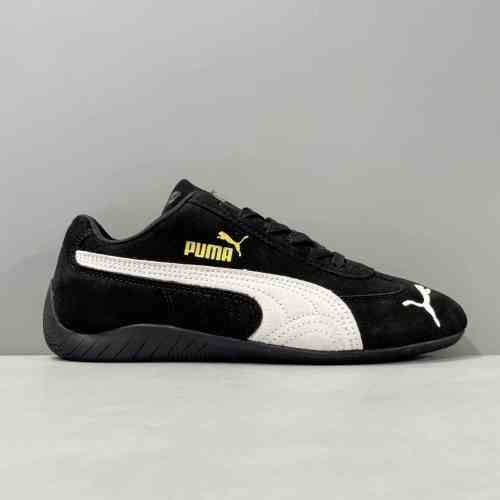 YH牛皮绒版本 黑色398846-01 PUMASpeedcat OG 舒适时尚 防滑耐磨 低帮 生活休闲鞋 赛车鞋 男女同款 黑色