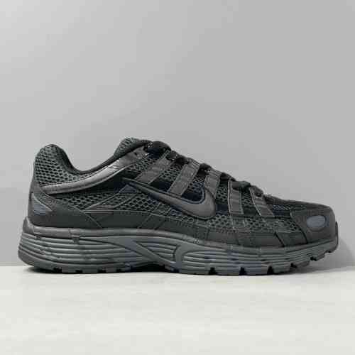 V版顶级 黑色FQ8732-010 Nike P-6000 双层 PREMIUM 复古风时尚运动网布皮革防滑耐磨 低帮 休闲跑步鞋 男女同款 黑名