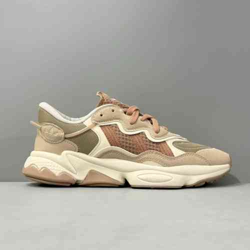 XG版本 水管2代-褐色ID9821 阿迪达斯三叶草adidas originals Ozweego 织物皮革绒面革 潮流百搭 防滑耐磨减震 低帮 生活休闲鞋 男女同款 褐