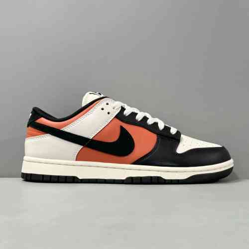 AW版本 橙黑HQ4988-030 Nike Dunk LOW RETRO 复古 防滑耐磨 低帮 板鞋 男女同款 橙黑