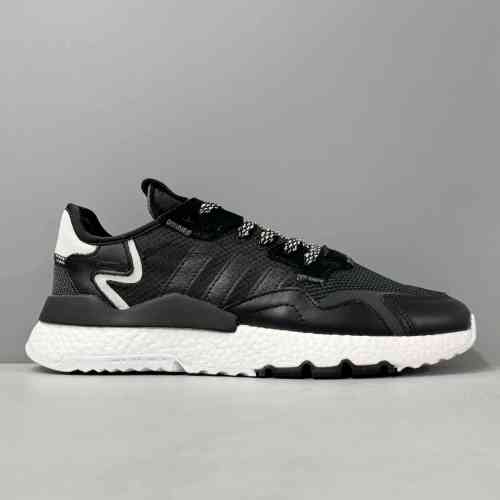 CG版本 黑白EE6254 阿迪达斯三叶草adidas originals Nite Jogger 网布 复古 运动 减震防滑 低帮 生活休闲鞋 男女同款 黑